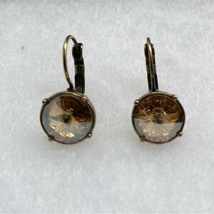 Touchstone Crystal Gold-Tone Earrings